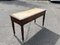 Victorian Mahogany Desk with Brass Castors, Tan Leather & Gold Tooled Top 10