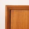 Vintage Highboard in Teak Veneered Wood Flat with 3 Drawers, 1960s 4