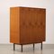 Vintage Highboard in Teak Veneered Wood Flat with 3 Drawers, 1960s 12