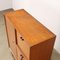 Vintage Highboard in Teak Veneered Wood Flat with 3 Drawers, 1960s 11