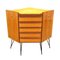 Vintage Corner Unit in Ash Veneer, Italy, 1960s, Image 1