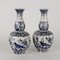 Delftware Ceramic Vases, Set of 2 1