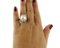 14 Kt White Gold Ring with Diamonds and South-Sea Pearl 6