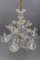 Venetian Murano Glass and Gold Dust Floral Chandelier, Italy, 1950s, Image 15