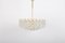 Gilt Brass Crystal Chandelier by Palwa, 1970s 6