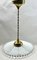 Art Deco Opaline Ceiling Lamp, 1930s, Image 8