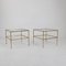 Brass and Glass Coffee Tables, 1950s, Set of 2, Image 2