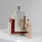 Lampe de Bureau et Miroir en Bois Peint, 1960s 4