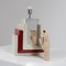 Painted Wood Table Lamp and Mirror, 1960s, Image 4