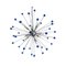 Lustre Sputnik avec Étoile Bleue en Verre Murano par SimoEng 1