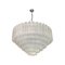 Transparent Tronchi Murano Glass Chandelier in Venini Style by Simoeng, Image 1