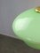 Italienische Mid-Century Hängelampe aus grünem Glas & Messing 9
