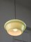 Mid-Century Italian Green Glass and Brass Pendant Lamp 6