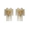 Hammered Strips Listelli Murano Glass Wall Sconces by Simoeng, Set of 2 13