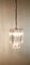 Lámpara de araña vintage de vidrio y metal de Venini, Imagen 2