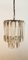 Vintage Chandelier in Glass & Metal from Venini, Image 19