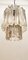 Vintage Chandelier in Glass & Metal from Venini, Image 8