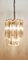 Vintage Chandelier in Glass & Metal from Venini, Image 15