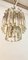 Vintage Chandelier in Glass & Metal from Venini, Image 9