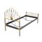 Single Bed in Metal and Brass, 1950s, Image 7