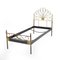 Single Bed in Metal and Brass, 1950s, Image 1