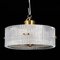 Glass & Brass Ceiling Lamp by Carl Fagerlund for Orrefors, Sweden, 1960s 4