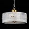 Glass & Brass Ceiling Lamp by Carl Fagerlund for Orrefors, Sweden, 1960s, Image 4