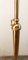 Height-Adjustable and Extendable Floor Lamp with Gold Lampshade, Image 10