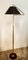 Height-Adjustable and Extendable Floor Lamp with Gold Lampshade 1