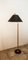 Height-Adjustable and Extendable Floor Lamp with Gold Lampshade 4