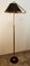 Lámpara de pie extensible y ajustable en altura con pantalla dorada, Imagen 2