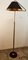 Height-Adjustable and Extendable Floor Lamp with Gold Lampshade 22