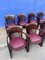 Chaises Barrel avec Table par Frank Lloyd Wright pour Cassina, Set de 9 3