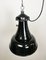 Industrial Black Enamel Bauhaus Pendant Lamp, 1930s, Image 10