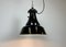 Industrial Black Enamel Bauhaus Pendant Lamp, 1930s 19