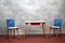 Chaises et Table de Cuisine pour Enfant Vintage, 1960s, Set de 3 1