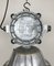 Large Industrial Cast Aluminum Cage Pendant Light, 1970s 3