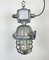 Large Industrial Cast Aluminum Cage Pendant Light, 1970s 13