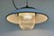 Industrial Blue Enamel Factory Pendant Lamp in Cast Iron from Zaos, 1960s 16