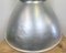 Lámpara colgante industrial grande de aluminio de Elektrosvit, años 60, Imagen 19