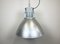 Lámpara colgante industrial grande de aluminio de Elektrosvit, años 60, Imagen 2