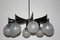 Large Chandelier with Eight Diffusers, 1960s, Image 1