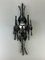 Brutalist Wall Lamp in Iron & Glass, 1970s, Image 19