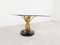 Brass and Marble Pineapple Coffee Table, 1970s 4