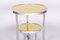 Small Czech Yellow Bauhaus Table in Chrome from Kovona, 1930s 7