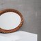 Mid-Century French Oval Rope Mirror by Audoux-Minet, 1960s 2
