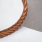Espejo francés Mid-Century oval de cuerda de Audoux-Minet, años 60, Imagen 6