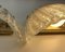 Lámparas de pared de cristal de Murano, años 80. Juego de 2, Imagen 7