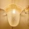 Lámparas de pared de cristal de Murano, años 80. Juego de 2, Imagen 3