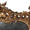 Espejo estilo Luis XV del siglo XIX con marco de madera dorada, años 70, Imagen 5